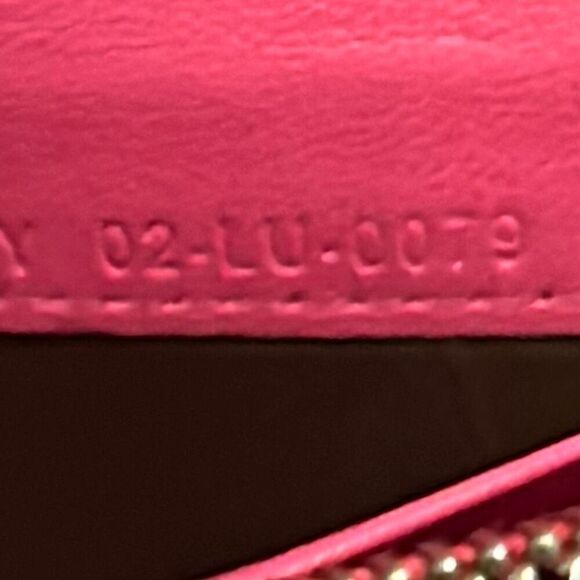 Dior Women's Ultimate Continental Long Wallet Red Patent Logo Embossed Trendy - Picture 13 of 15